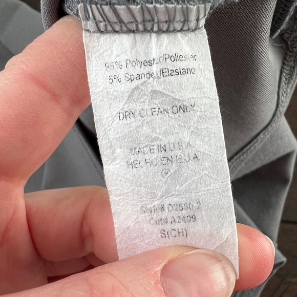 Flare Sleeves Shift Dress, Gray, Small - Picture 5 of 9